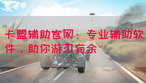 卡盟辅助官网：专业辅助软件，助你游刃有余
