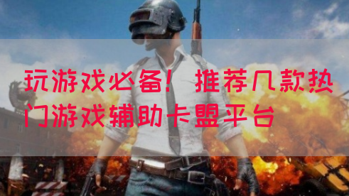 玩游戏必备！推荐几款热门游戏辅助卡盟平台(图1)
