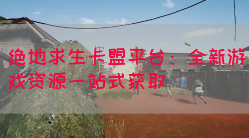 绝地求生卡盟平台：全新游戏资源一站式获取