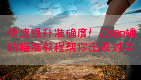 快速提升准确度！Csgo辅助瞄准教程帮你击败对手