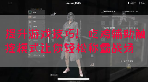 提升游戏技巧！吃鸡辅助触控模式让你轻松称霸战场