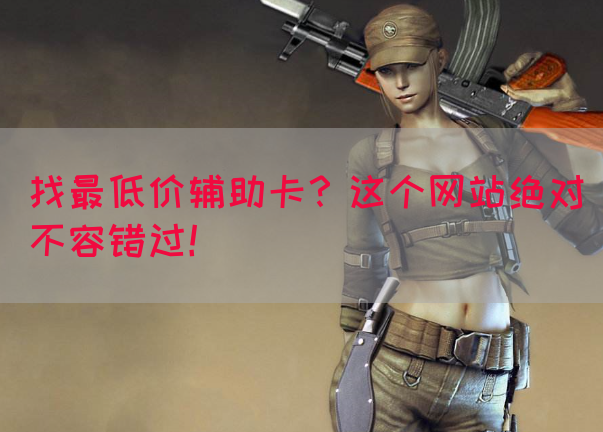 找最低价辅助卡？这个网站绝对不容错过！