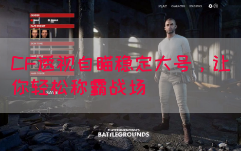 CF透视自瞄稳定大号，让你轻松称霸战场