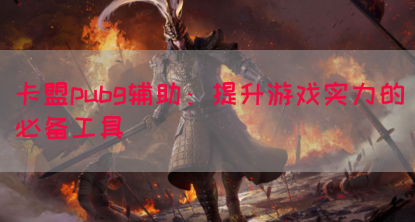 卡盟pubg辅助：提升游戏实力的必备工具