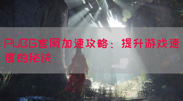 PUBG官网加速攻略：提升游戏速度的秘诀