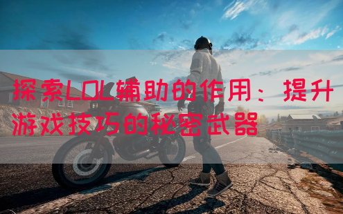 探索LOL辅助的作用：提升游戏技巧的秘密武器