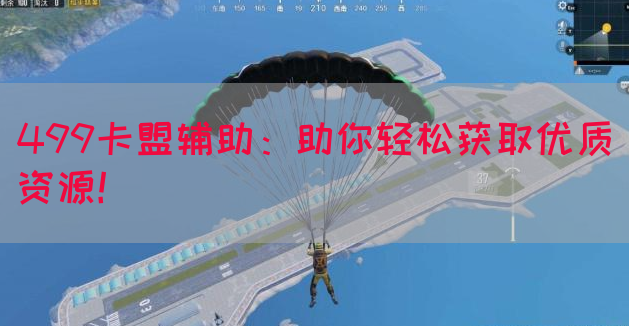 499卡盟辅助：助你轻松获取优质资源！