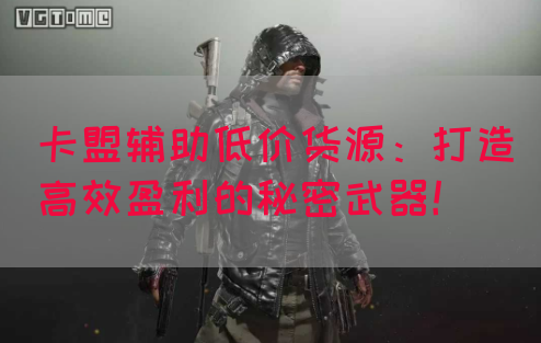 卡盟辅助低价货源：打造高效盈利的秘密武器！(图1)