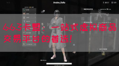 663卡盟：一站式虚拟商品交易平台的首选！