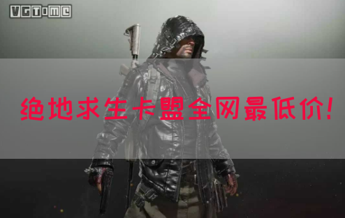 绝地求生卡盟全网最低价！