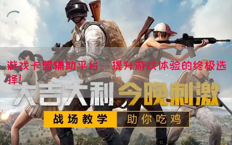 游戏卡盟辅助平台：提升游戏体验的终极选择！