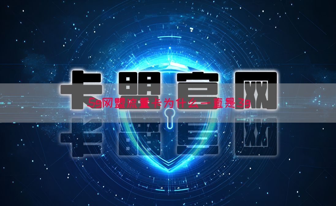 5g网盟流量卡为什么一直是3g