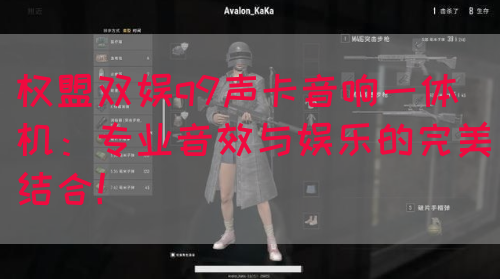 权盟双娱q9声卡音响一体机：专业音效与娱乐的完美结合！