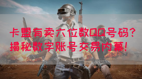 卡盟有卖六位数QQ号码？揭秘数字账号交易内幕！
