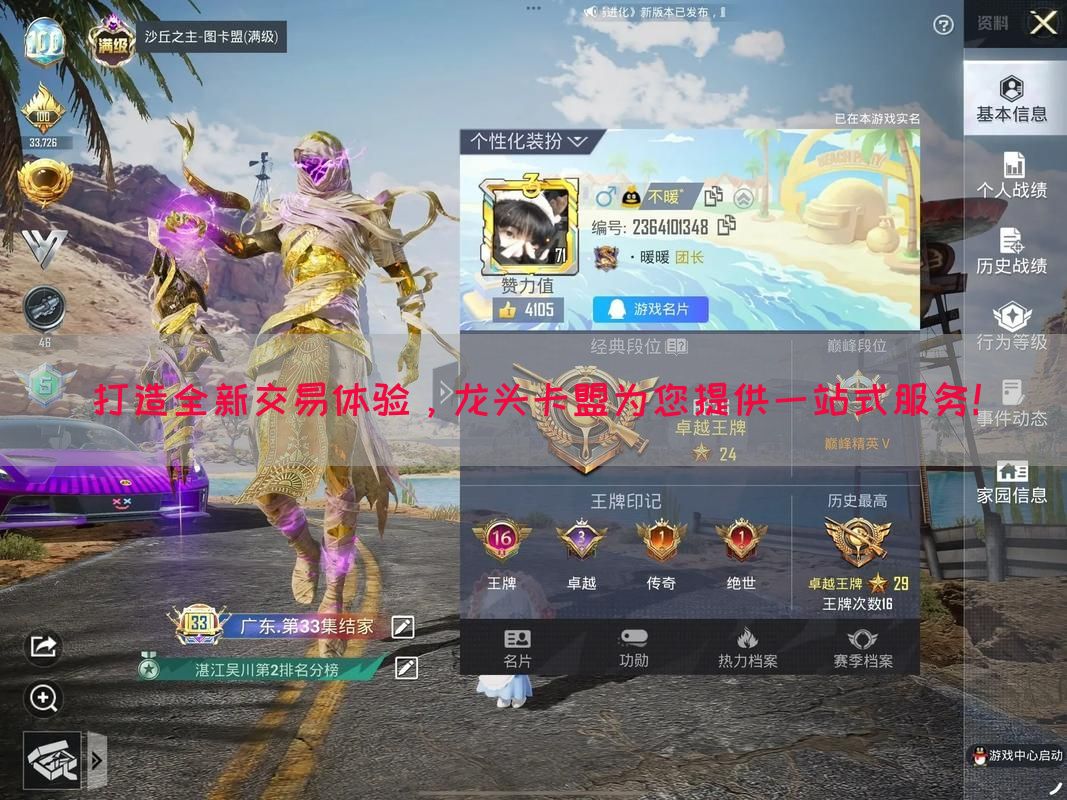 打造全新交易体验，龙头卡盟为您提供一站式服务！