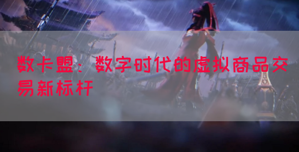 数卡盟：数字时代的虚拟商品交易新标杆