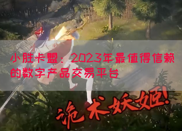 小胜卡盟：2023年最值得信赖的数字产品交易平台